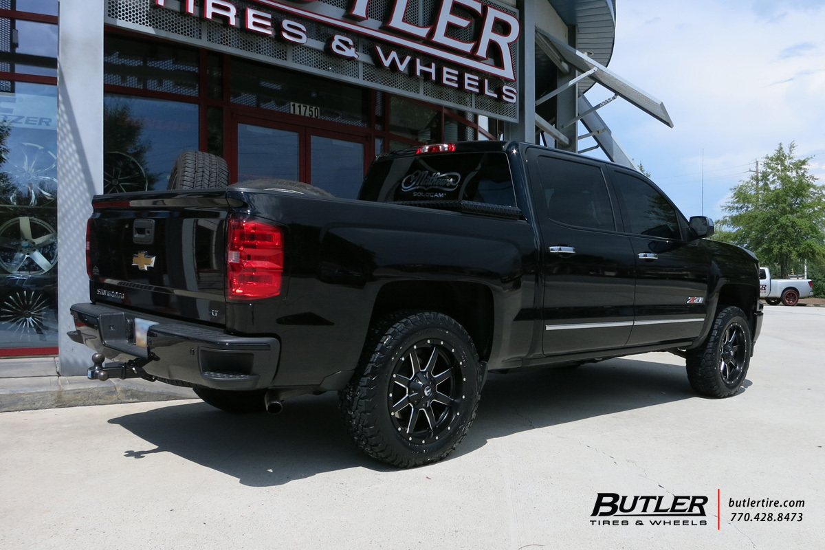 photo 2 Chevrolet Silverado 2500HD custom wheels Fuel Maverick 21x, ET , tire size X R21. x ET 