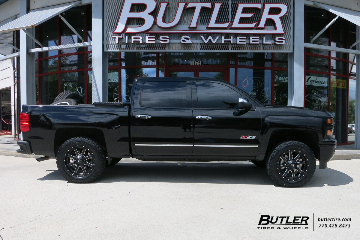 photo 3 Chevrolet Silverado 2500HD custom wheels Fuel Maverick 21x, ET , tire size X R21. x ET 