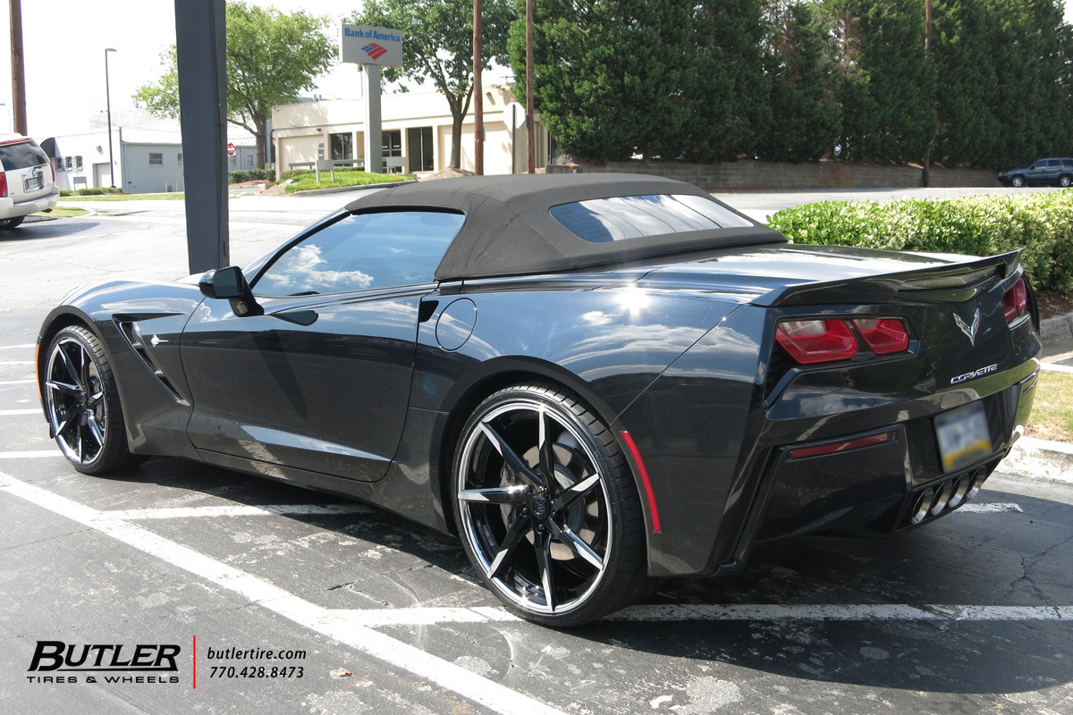 photo 2 Chevrolet Corvette custom wheels Lexani LZ-109 22x, ET , tire size X R22. x ET 