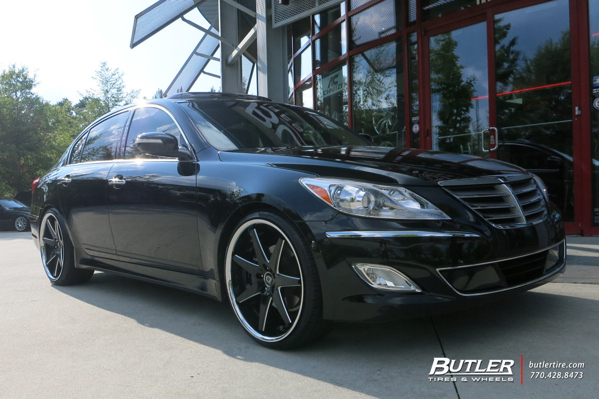 photo 1 Hyundai Genesis custom wheels Lexani R-Seventeen 22x, ET , tire size X R22. x ET 