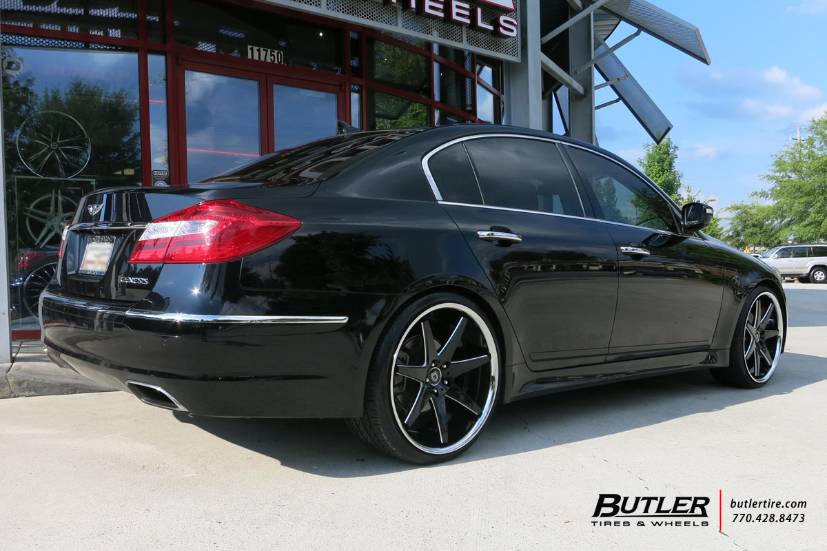 photo 2 Hyundai Genesis custom wheels Lexani R-Seventeen 22x, ET , tire size X R22. x ET 