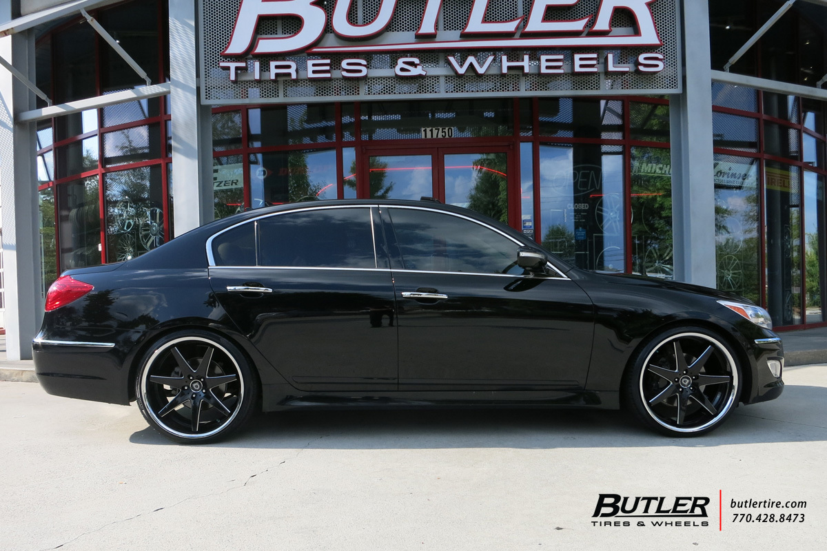 photo 3 Hyundai Genesis custom wheels Lexani R-Seventeen 22x, ET , tire size X R22. x ET 