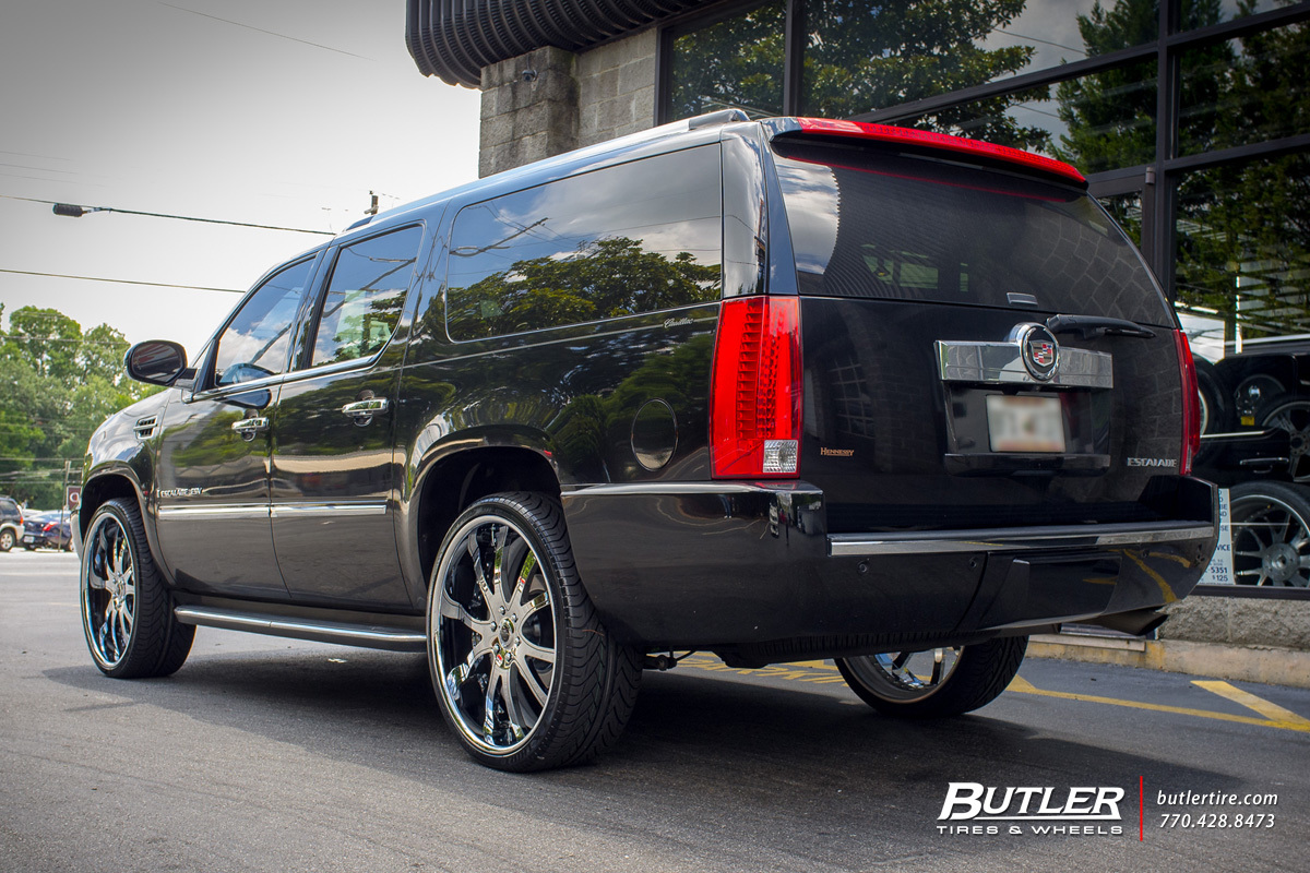photo 3 Cadillac Escalade ESV custom wheels Savini SV46 26x, ET , tire size X R26. x ET