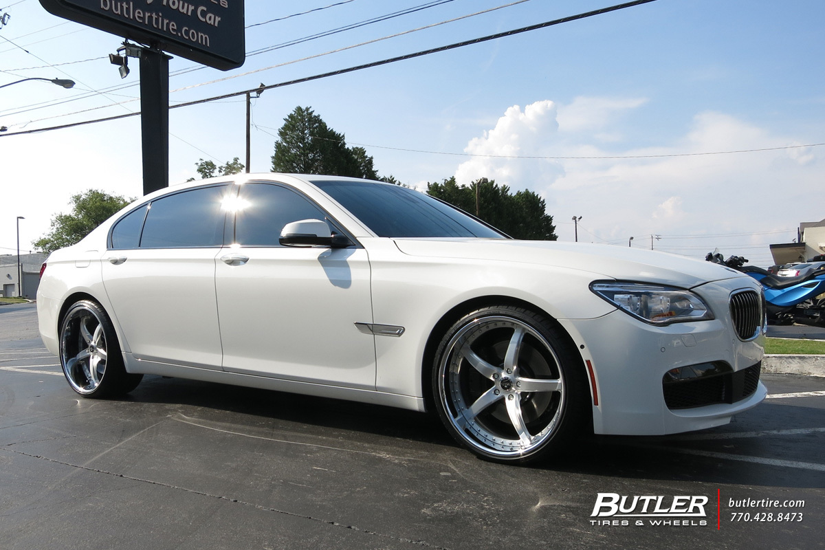 photo 1 BMW 740 custom wheels Savini SV44 22x, ET , tire size X R22. x ET 