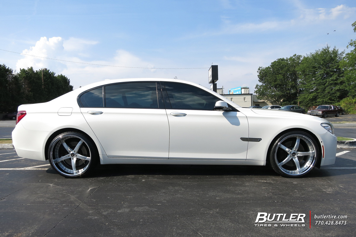 photo 2 BMW 740 custom wheels Savini SV44 22x, ET , tire size X R22. x ET 