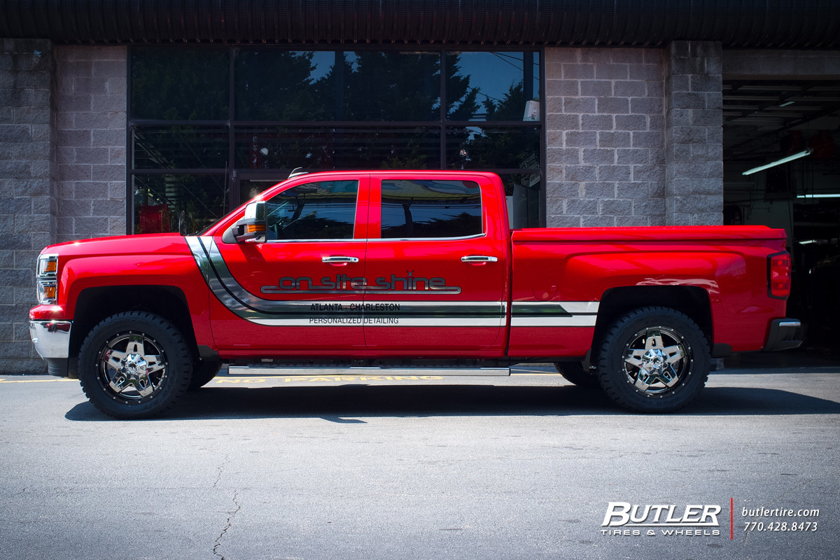 photo 2 Chevrolet Silverado 2500HD custom wheels Fuel Full Blown 20x, ET , tire size X R20. x ET 