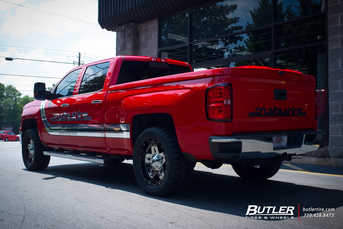 photo 3 Chevrolet Silverado 2500HD custom wheels Fuel Full Blown 20x, ET , tire size X R20. x ET 