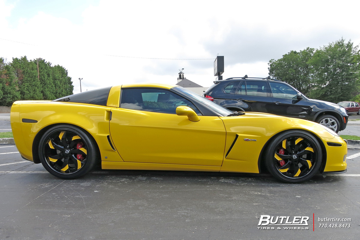 photo 2 Chevrolet Corvette custom wheels Lexani LF721 20x, ET , tire size X R20. x ET 
