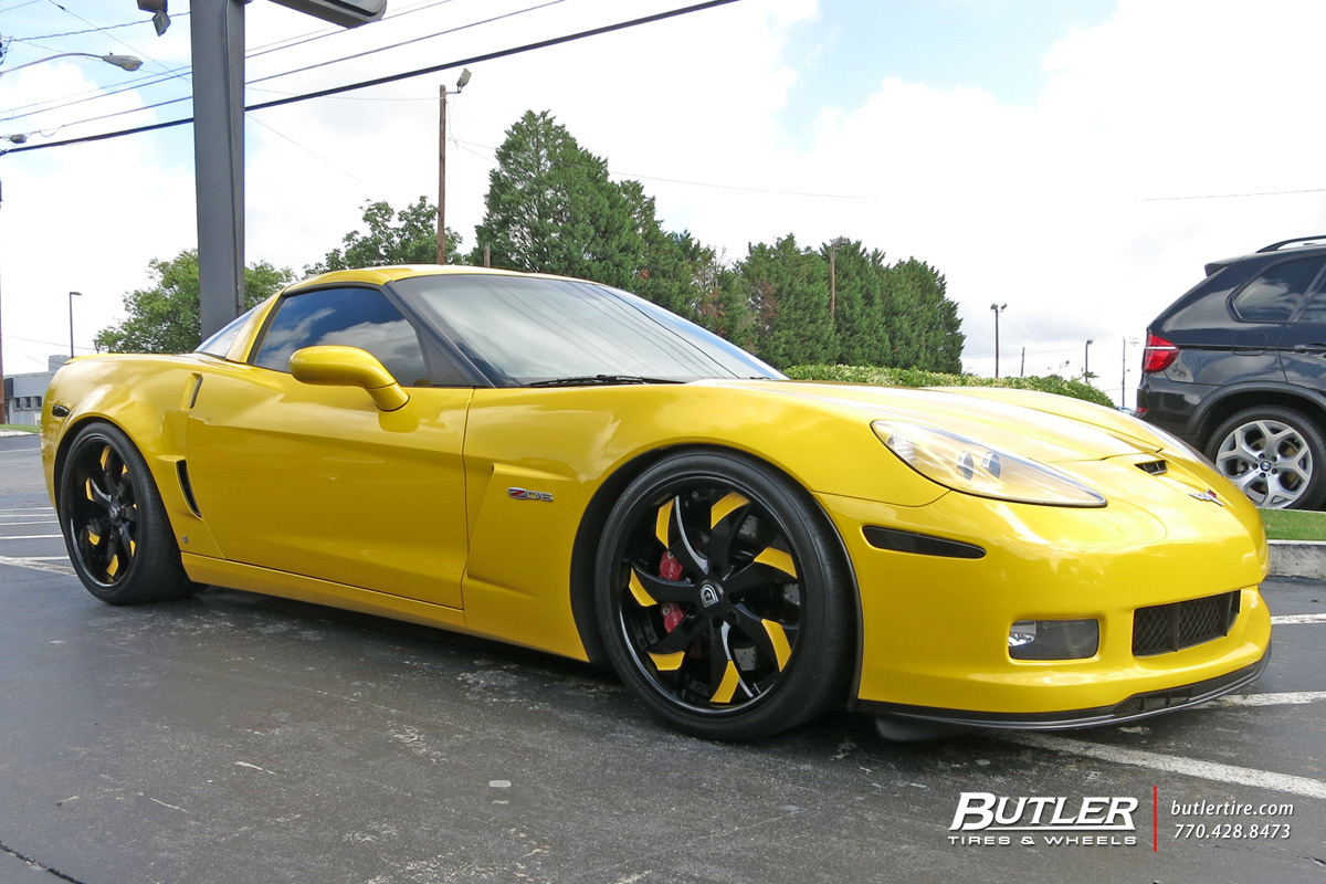photo 4 Chevrolet Corvette custom wheels Lexani LF721 20x, ET , tire size X R20. x ET 