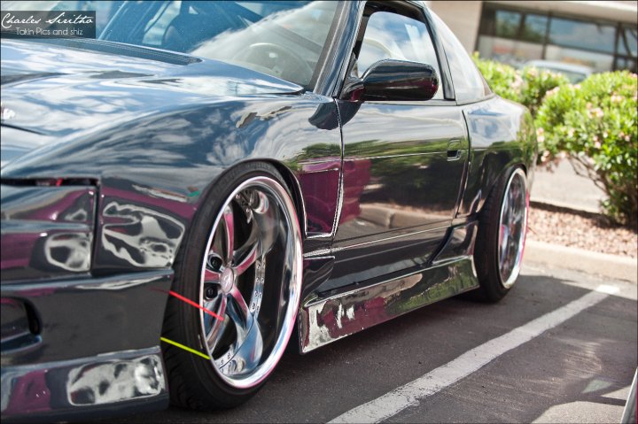 photo 1 Nissan S13 custom wheels Work VS-KF 18x9.5, ET -10, tire size 225/35 R18. 18x11.0 ET-5 235/45 R18