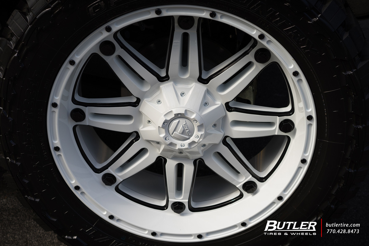 photo 1 Jeep Wrangler Unlimited custom wheels Fuel Hostage 22x, ET , tire size X R22. x ET 