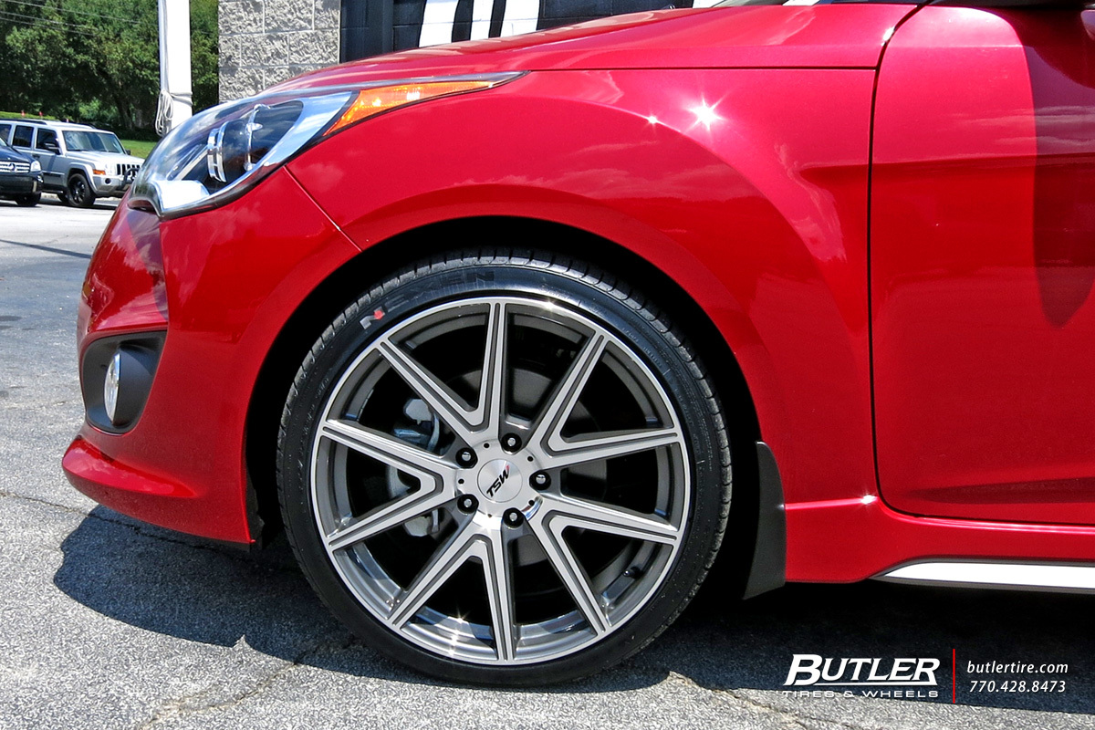 photo 1 Hyundai Veloster custom wheels TSW Rouge 19x, ET , tire size X R19. x ET 