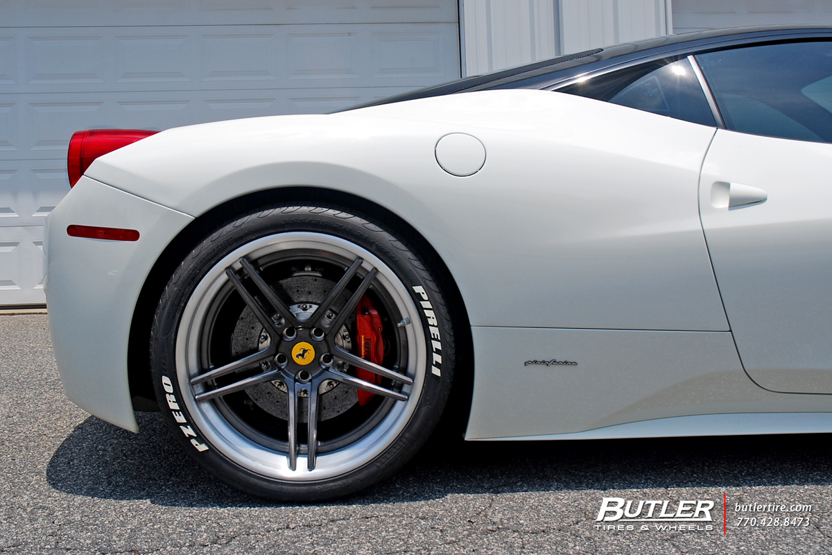 photo 2 Ferrari 458 Italia custom wheels Avant Garde AGL15 21x, ET , tire size X R21. x ET 