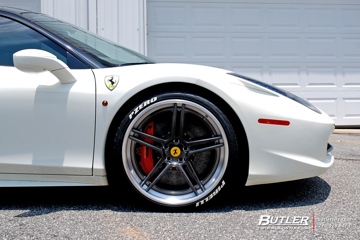 photo 3 Ferrari 458 Italia custom wheels Avant Garde AGL15 21x, ET , tire size X R21. x ET 