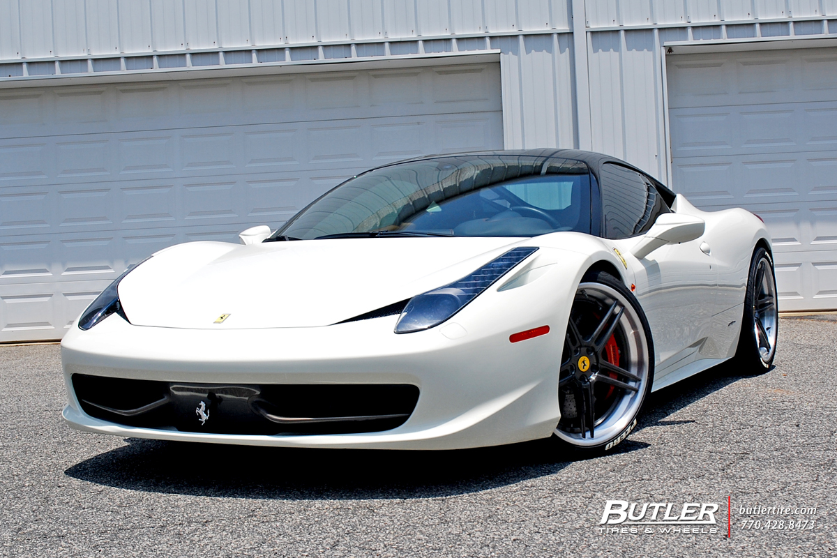 photo 4 Ferrari 458 Italia custom wheels Avant Garde AGL15 21x, ET , tire size X R21. x ET 