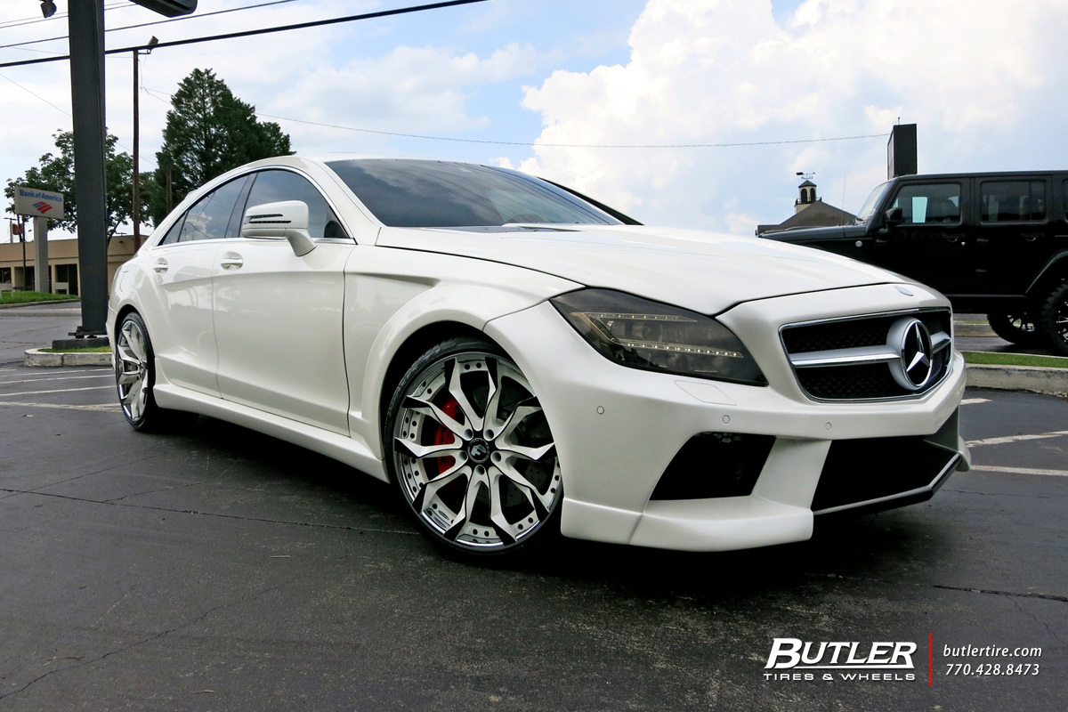 photo 1 Mercedes-Benz CLS-Class custom wheels Forgiato F2 16 20x, ET , tire size X R20. x ET