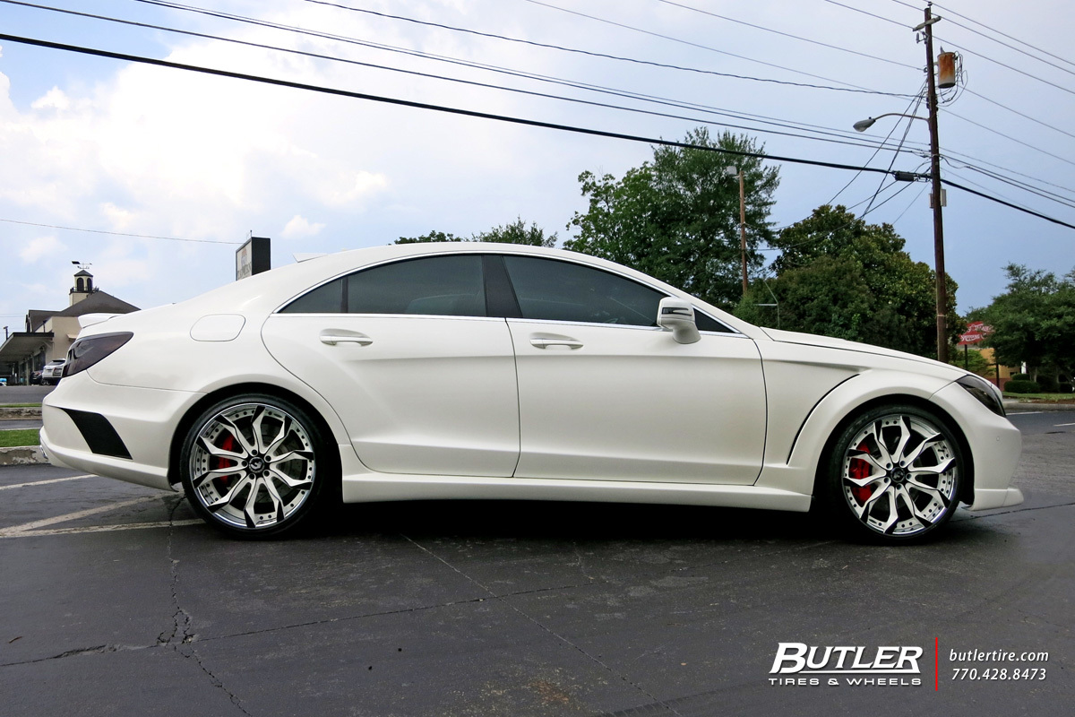 photo 3 Mercedes-Benz CLS-Class custom wheels Forgiato F2 16 20x, ET , tire size X R20. x ET