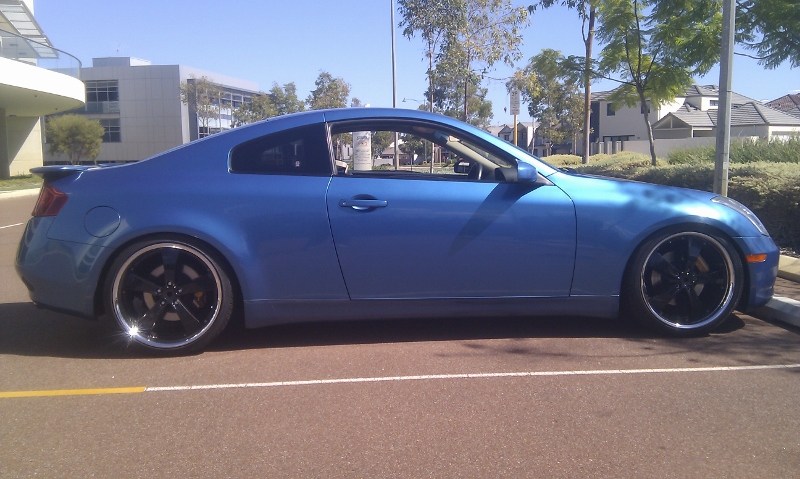 photo 1 Infiniti G35 custom wheels   20x8.5, ET +5, tire size 245/35 R20. 20x10.0 ET+5 275/30 R20