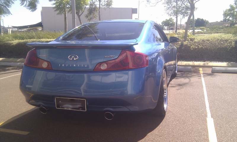 photo 3 Infiniti G35 custom wheels   20x8.5, ET +5, tire size 245/35 R20. 20x10.0 ET+5 275/30 R20