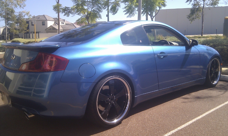 photo 4 Infiniti G35 custom wheels   20x8.5, ET +5, tire size 245/35 R20. 20x10.0 ET+5 275/30 R20