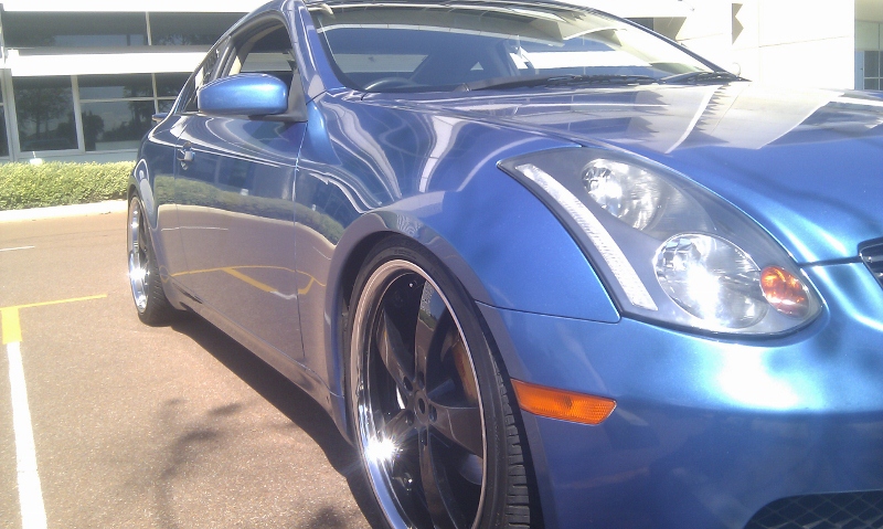 photo 5 Infiniti G35 custom wheels   20x8.5, ET +5, tire size 245/35 R20. 20x10.0 ET+5 275/30 R20