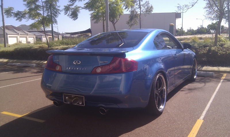 photo 6 Infiniti G35 custom wheels   20x8.5, ET +5, tire size 245/35 R20. 20x10.0 ET+5 275/30 R20