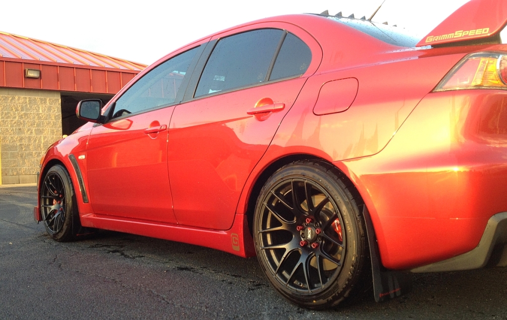 photo 1 Mitsubishi Lancer Evolution custom wheels XXR 530 18x9.5, ET +20, tire size 245/ R18. x ET