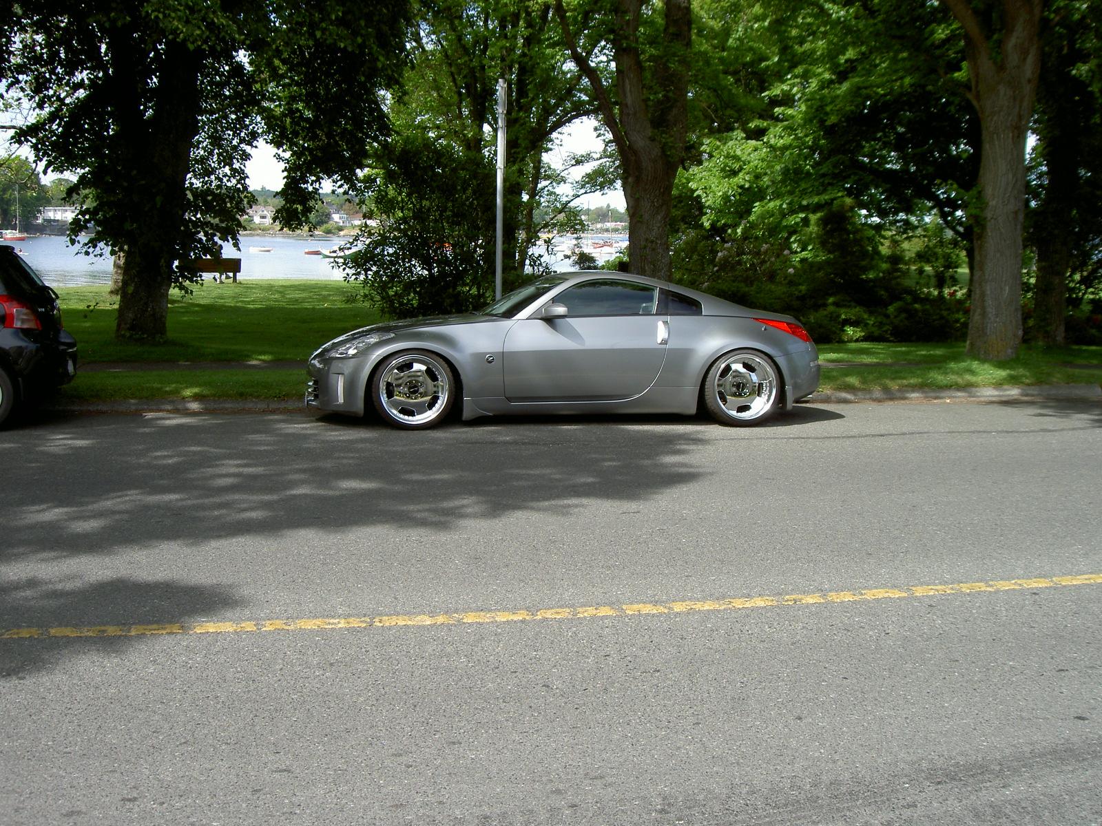 photo 10 Nissan 350Z custom wheels Work Euroline DH 19x9.5, ET +4, tire size 225/35 R19. 19x10.5 ET-15 235/35 R19
