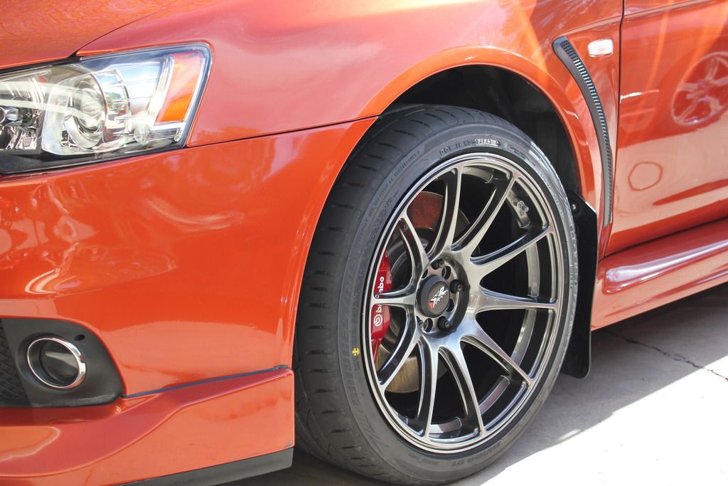 photo 1 Mitsubishi Lancer Evolution custom wheels XXR  18x, ET , tire size 265/35 R18. x ET 