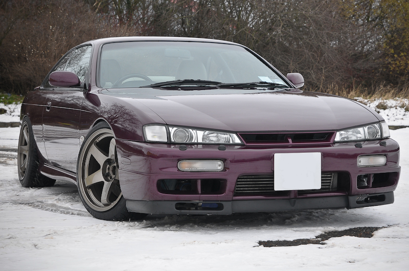 photo 1 Nissan S14 custom wheels Rota GTR 18x9.5, ET +5, tire size 225/40 R18. x ET 235/40 R