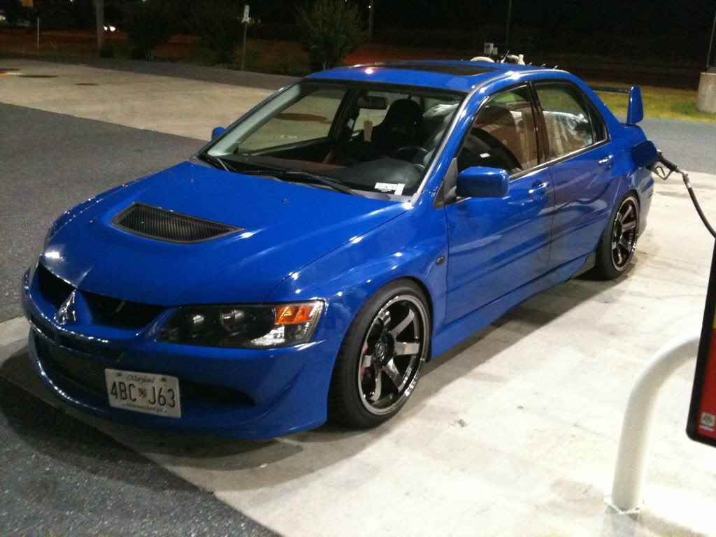 photo 4 Mitsubishi Lancer Evolution custom wheels 18x9.5, ET , tire size 235/40 R18. x ET