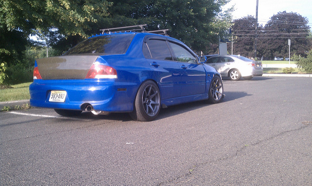 photo 5 Mitsubishi Lancer Evolution custom wheels 18x9.5, ET , tire size 235/40 R18. x ET