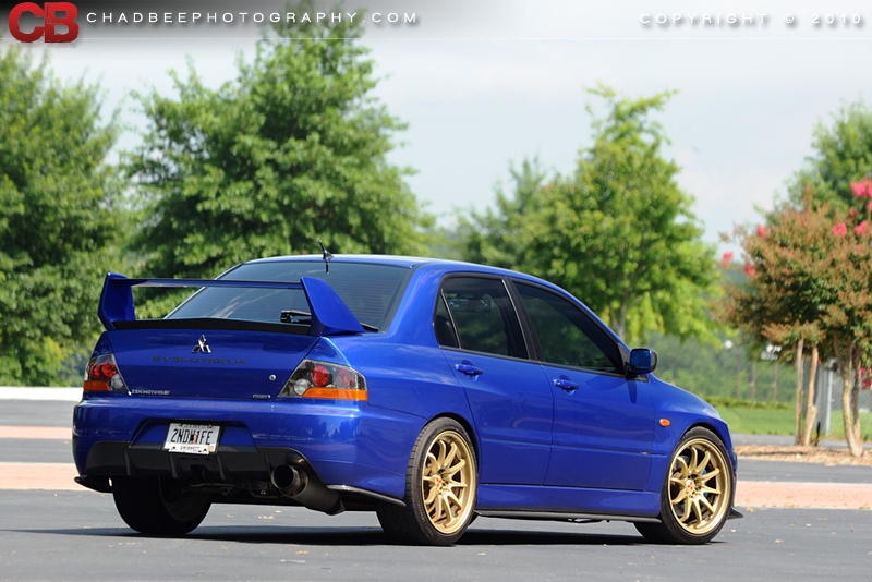 photo 1 Mitsubishi Lancer Evolution custom wheels 18x9.5, ET +22, tire size X R18. x ET