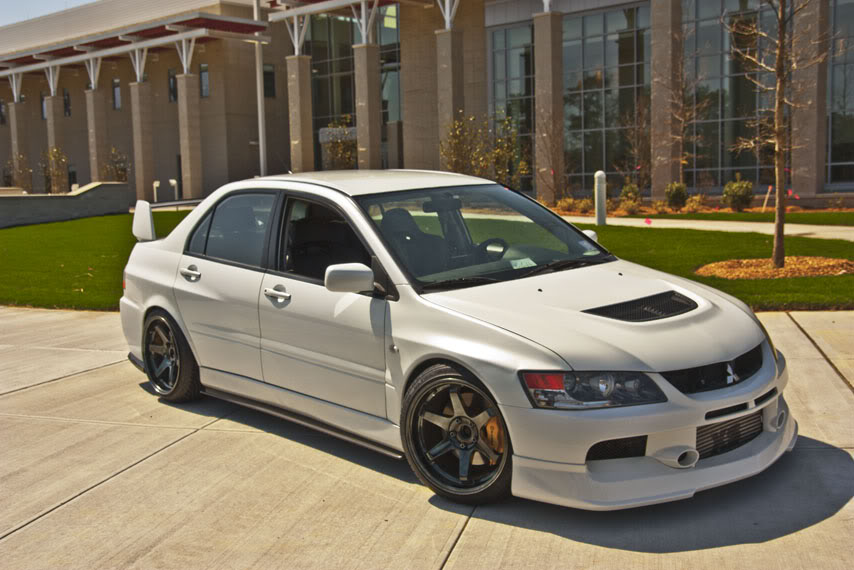 photo 3 Mitsubishi Lancer Evolution custom wheels 18x10.5, ET +7, tire size X R18. x ET