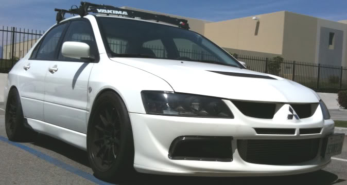 photo 4 Mitsubishi Lancer Evolution custom wheels 18x10.5, ET +7, tire size X R18. x ET