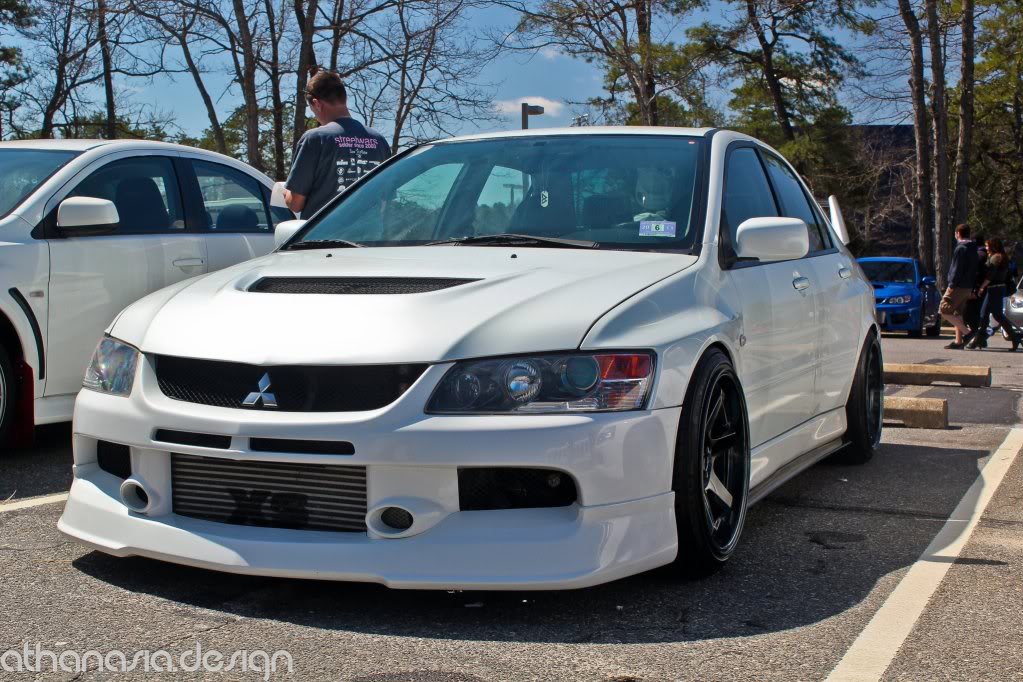 photo 1 Mitsubishi Lancer Evolution custom wheels 18x10.5, ET +7, tire size X R18. x ET