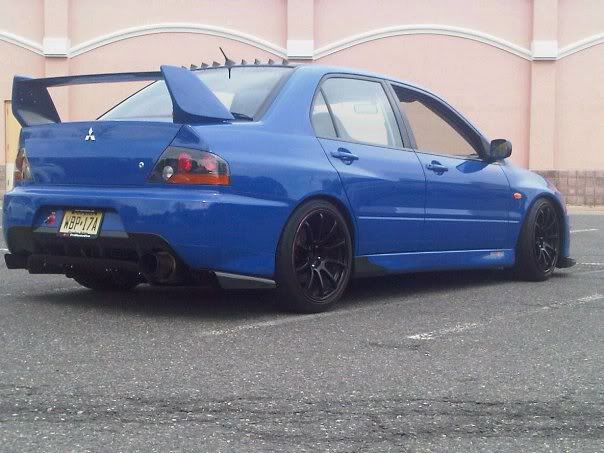 photo 1 Mitsubishi Lancer Evolution custom wheels 18x9.0, ET +30, tire size 235/40 R18. x ET
