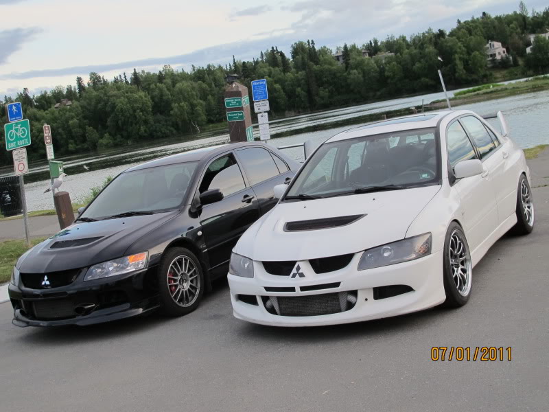 photo 3 Mitsubishi Lancer Evolution custom wheels Work 11R 18x9.5, ET +20, tire size X R18. x ET