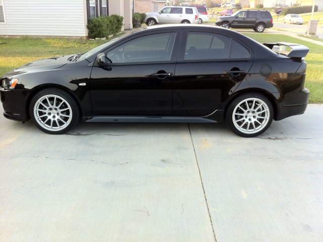 photo 2 Mitsubishi Lancer Evolution custom wheels OEM  18x8.5, ET +38, tire size 215/45 R18. x ET 