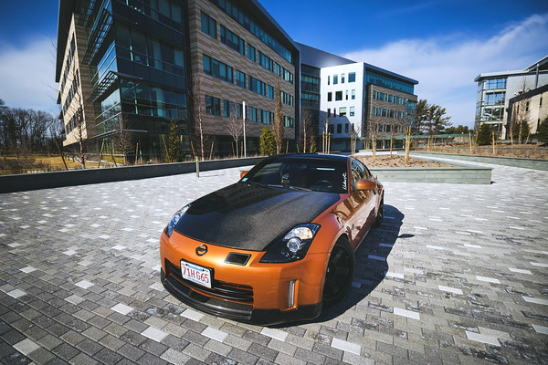 photo 3 Nissan 350Z custom wheels Rota P45R 18x9.5, ET +20, tire size 245/40 R18. x ET 275/40 R
