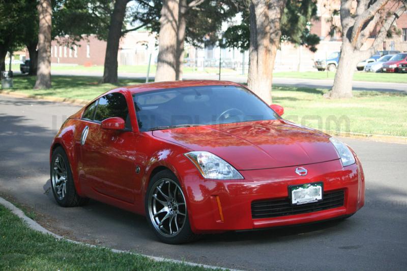 Nissan 350Z custom wheels Rota Torque 18x9.5, ET +20, tire size X R18. x ET