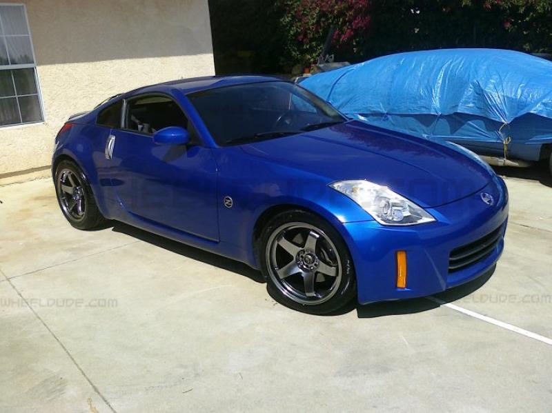 photo 1 Nissan 350Z custom wheels Rota P45 18x9.5, ET +20, tire size X R18. x ET 