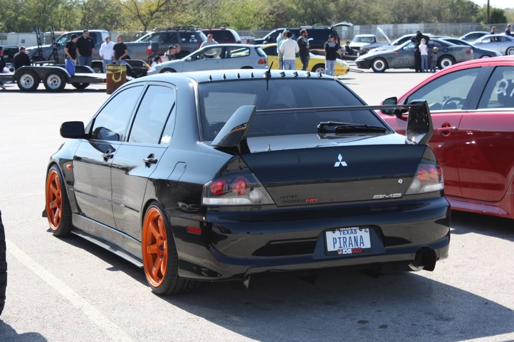 photo 3 Mitsubishi Lancer Evolution custom wheels Volk Rays 18x9.5, ET +22, tire size 245/35 R18. x ET
