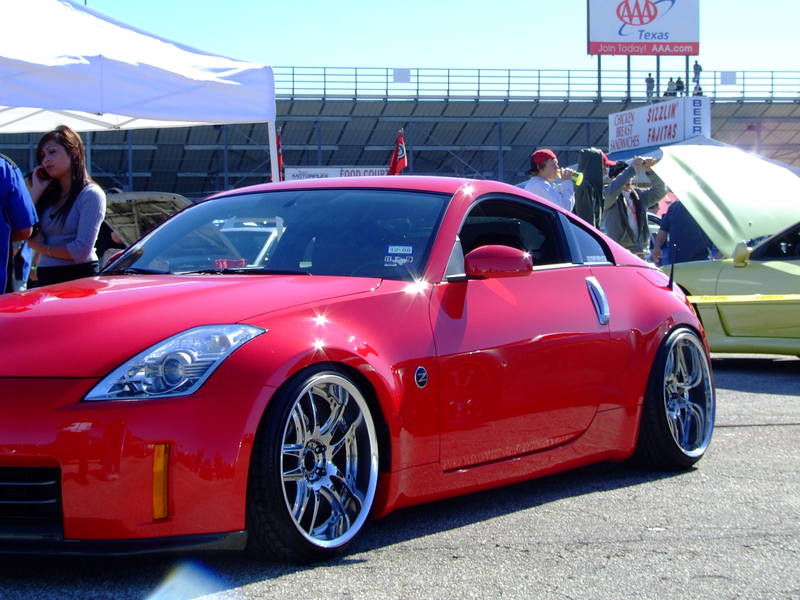 photo 3 Nissan 350Z custom wheels Rays Engineering Volk Racing GT-V 19x9.5, ET +4, tire size 215/35 R19. 19x10.5 ET-15 235/35 R19