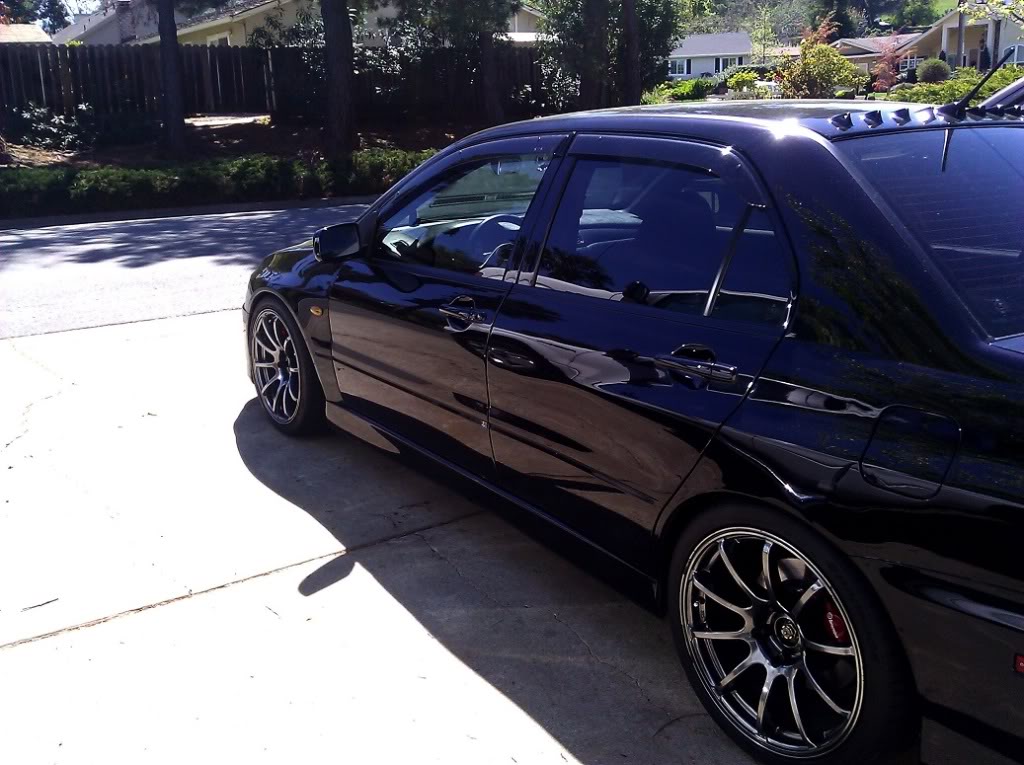 photo 1 Mitsubishi Lancer Evolution custom wheels   18x9.0, ET +30, tire size X R18. x ET 
