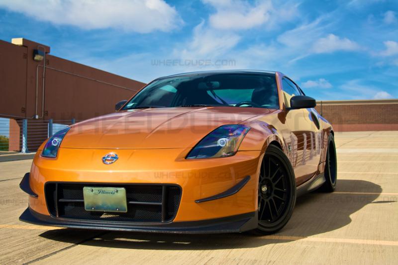 photo 1 Nissan 350Z custom wheels Rota Spectrum 19x9.0, ET +20, tire size 255/35 R19. 19x10.0 ET+20 285/35 R19