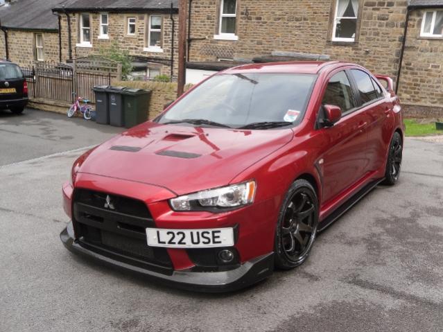 photo 1 Mitsubishi Lancer Evolution custom wheels XXR 522 18x9.5, ET +25, tire size 245/45 R18. x ET 
