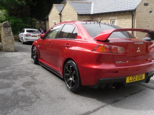 photo 2 Mitsubishi Lancer Evolution custom wheels XXR 522 18x9.5, ET +25, tire size 245/45 R18. x ET 