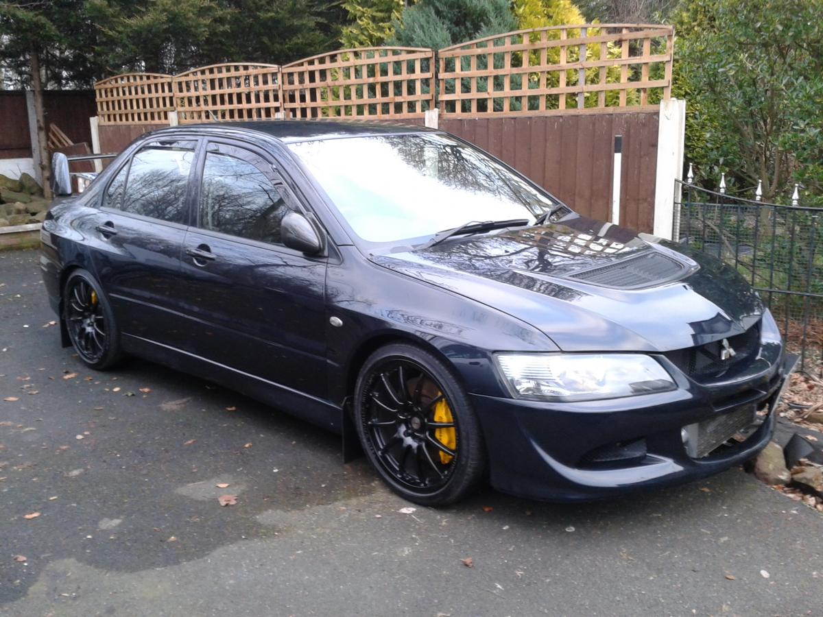 photo 1 Mitsubishi Lancer Evolution custom wheels Team Dynamic Pro Race 1.2 18x8.0, ET +30, tire size 235/45 R18. x ET