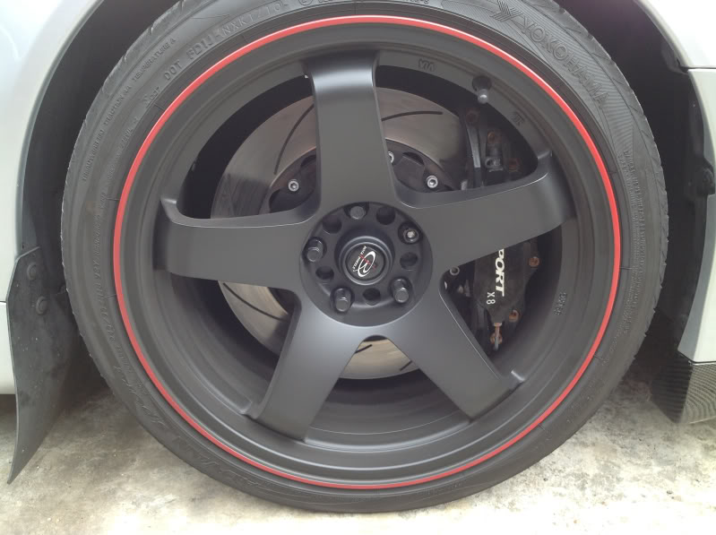 photo 2 Mitsubishi Lancer Evolution custom wheels Rota GTR Drift 18x9.5, ET +27, tire size 245/35 R18. x ET